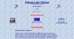 Desktop Screenshot of folsomlakemarina.com